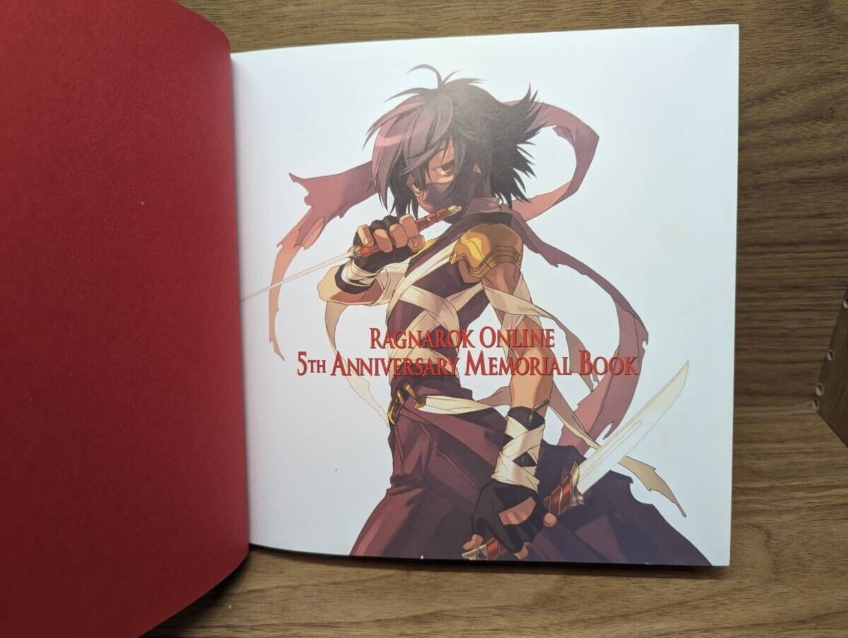 Ragnarok Online 5th Anniversary Memorial Book Official Art Illustrations  Japan