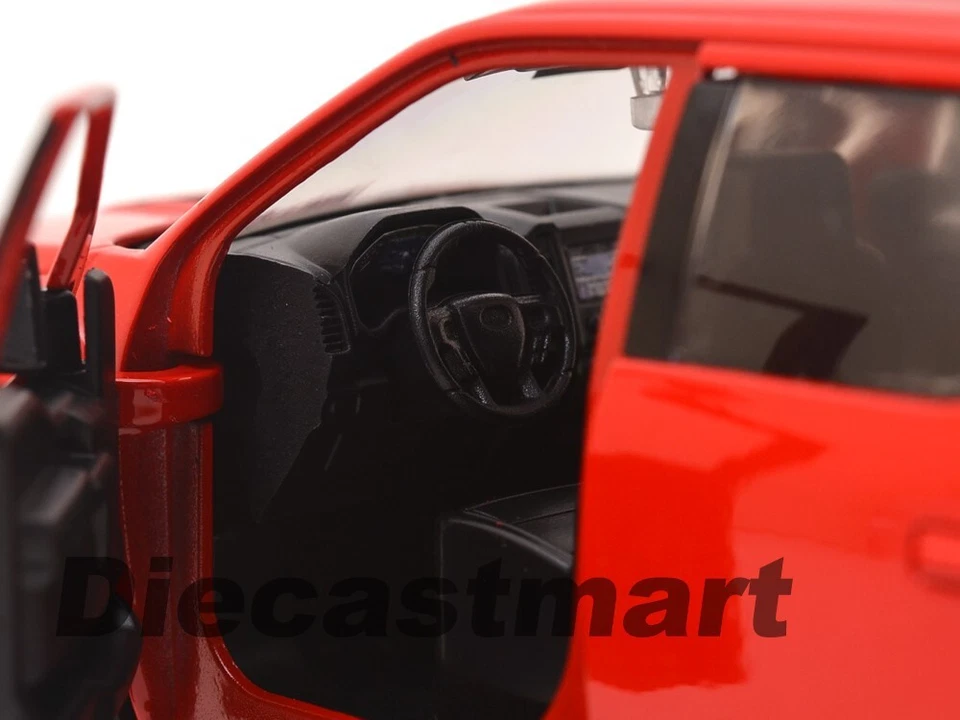 Литой синий/красный пикап Ford F-150 Raptor 2017 Motor Max 1:24 79344 1:27 - Изображение 4 из 4