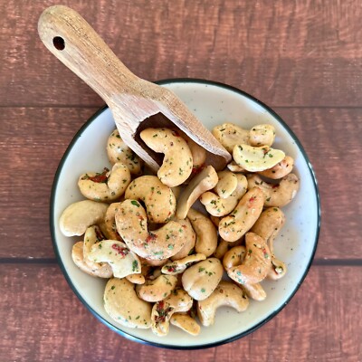 500 g Cashewkerne | mit Toskana-Bruschetta-Gewürz, mediterraner Snack, Topping