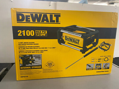 #ad DeWALT DWPW2100 2100 PSI Electric Cold Water Pressure Washer. $249.99