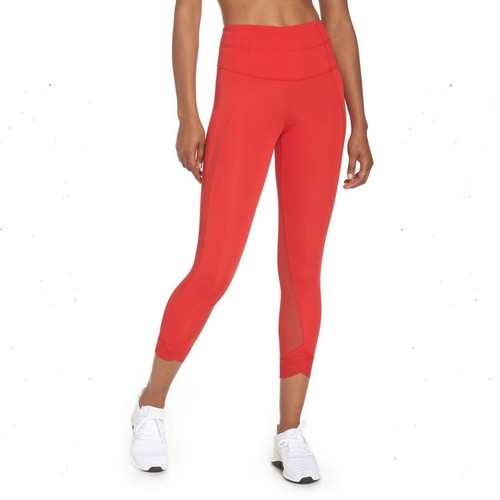 Zella High Waist V-Back Crop Leggings 