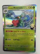 Cynthia's Roserade Rare Destined Rivals Holo 008/182 NM/M Pokemon