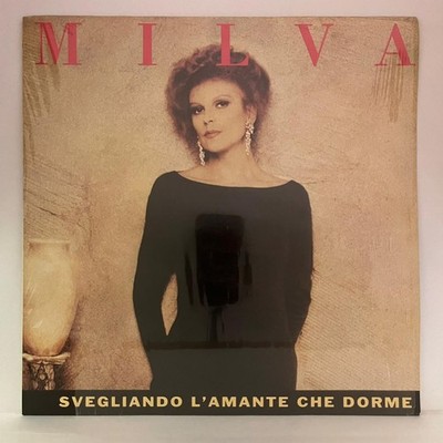 MILVA -SVEGLIANDO L'AMANTE CHE DORME- 1989 ITALIAN LP ALBUM + INNER SLEEVE