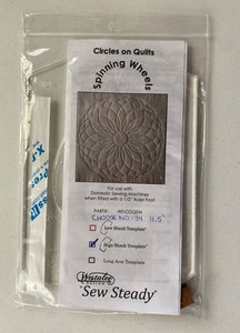 HIGH SHANK Westalee Design Part#WT-COQSPW34 Circles on Quilts Spinning Wheels