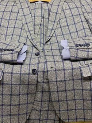 ONESIX5IVE-SLIM FIT-STRECH-2Knöpfe 2-teilig Kerbanzug Herren UK-42L-EUR-52