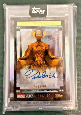 2025 Topps Marvel The Collector Elizabeth Debicki as Ayesha Museum Auto #/100