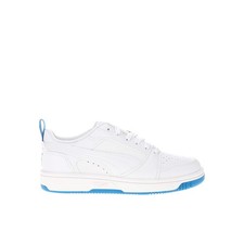 PUMA Rebound V6 Low Boys And Girls Club Lace Up Youth Boys White Sneakers Casua