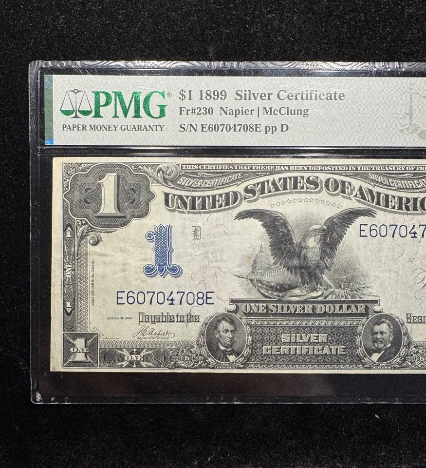 1899 $1 Silver Certificate (Fr#230) - PMG VF30 EPQ - Napier McClung - Image 3 of 4