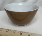 Pyrex 401 Brown Small Nesting Mixing Bowl 1 1/2 Pt. Vintage Ovenware Made in USA