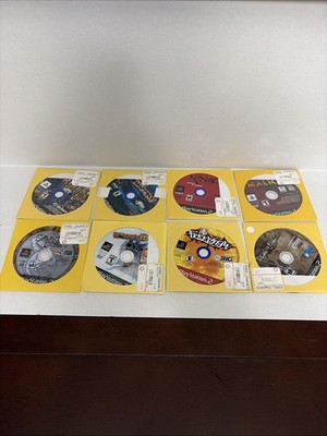 Lot Of 8 PlayStation 2 Games DISC ONLY Worms 3D Savage Skies Kengo Malice