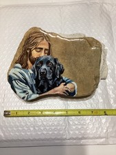 pet painting on stone memorial