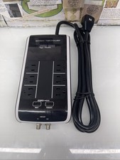 Monster - Power Platinum 600 6-Outlet/2-USB Surge Protector Strip - Black S1 