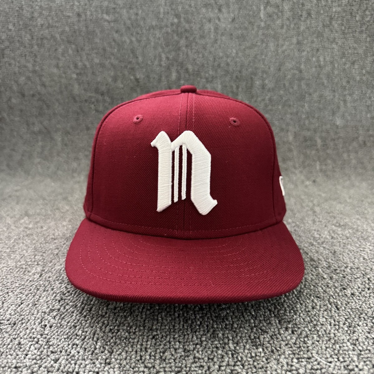 New Era Mexico 9FIFTY Snapback Flat Brim Burgundy One Size Hat