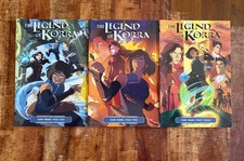 THE LEGEND OF KORRA Book Lot - Turf Wars Parts 1, 2 & 3 - Graphic Novels -