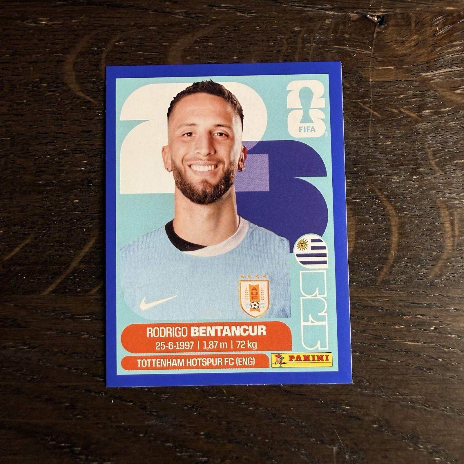 2026 Panini FIFA World Cup Stickers US Edition Blue Parallel - Uruguay