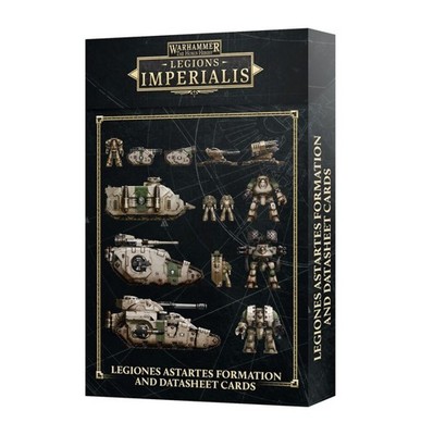 Legiones Astartes Formation and Datasheet Cards Legion Imperialis Warhammer HH