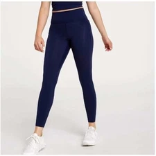 CALIA By Carrie Underwood Womens Inspire High Rise 7/8 Legging Blue Size XXS