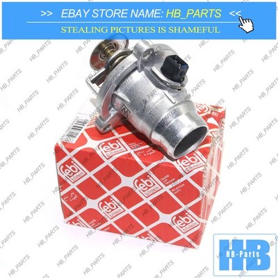 OEM Aluminum Thermostat w/ Housing For BMW X5 X6 E53 E60 E63 E64 E65 E66 E70 E71