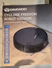 Daewoo Cyclone Freedom Robotic Vacuum, Cordless Bagless, Remote, 90min