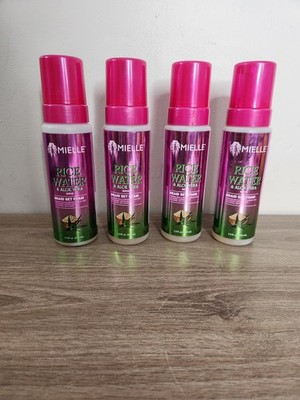 MIELLE Rice Water & Aloe Vera Braid Set Foam, 7.5 fl oz - Lot Of 4