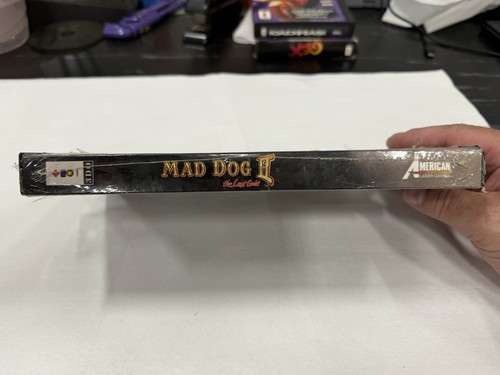 Mad Dog II 2 The Lost Gold Panasonic 3DO, 1994 nuovo di zecca. La guarnizione è strappata linguetta da appendere - Foto 2 di 5