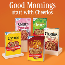 Honey Nut Cheerios, Heart Healthy Gluten Free Breakfast Cereal with Whole Gra...