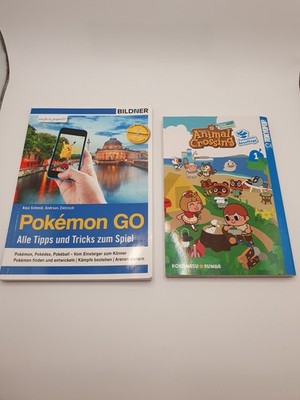 Pokemon Go Buch + Animal Crossing Manga | Guter Zustand 