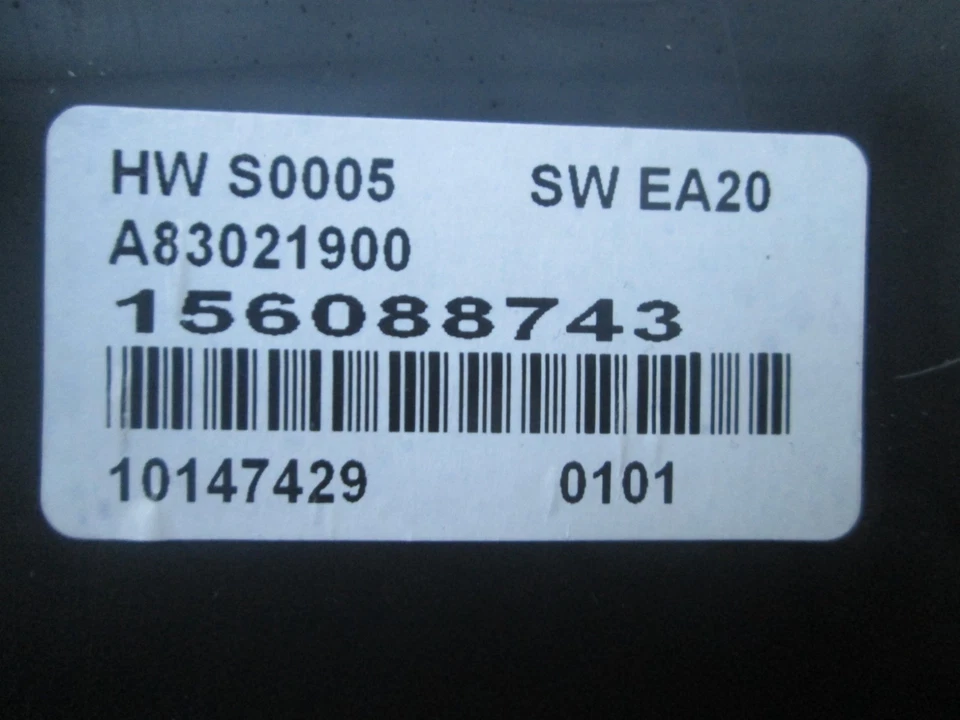 2011 ALFA ROMEO MITO 955 1.4 M-AIR 3 DR CLIMATE HEATER CONTROL PANEL 156088743 - Image 3 of 4