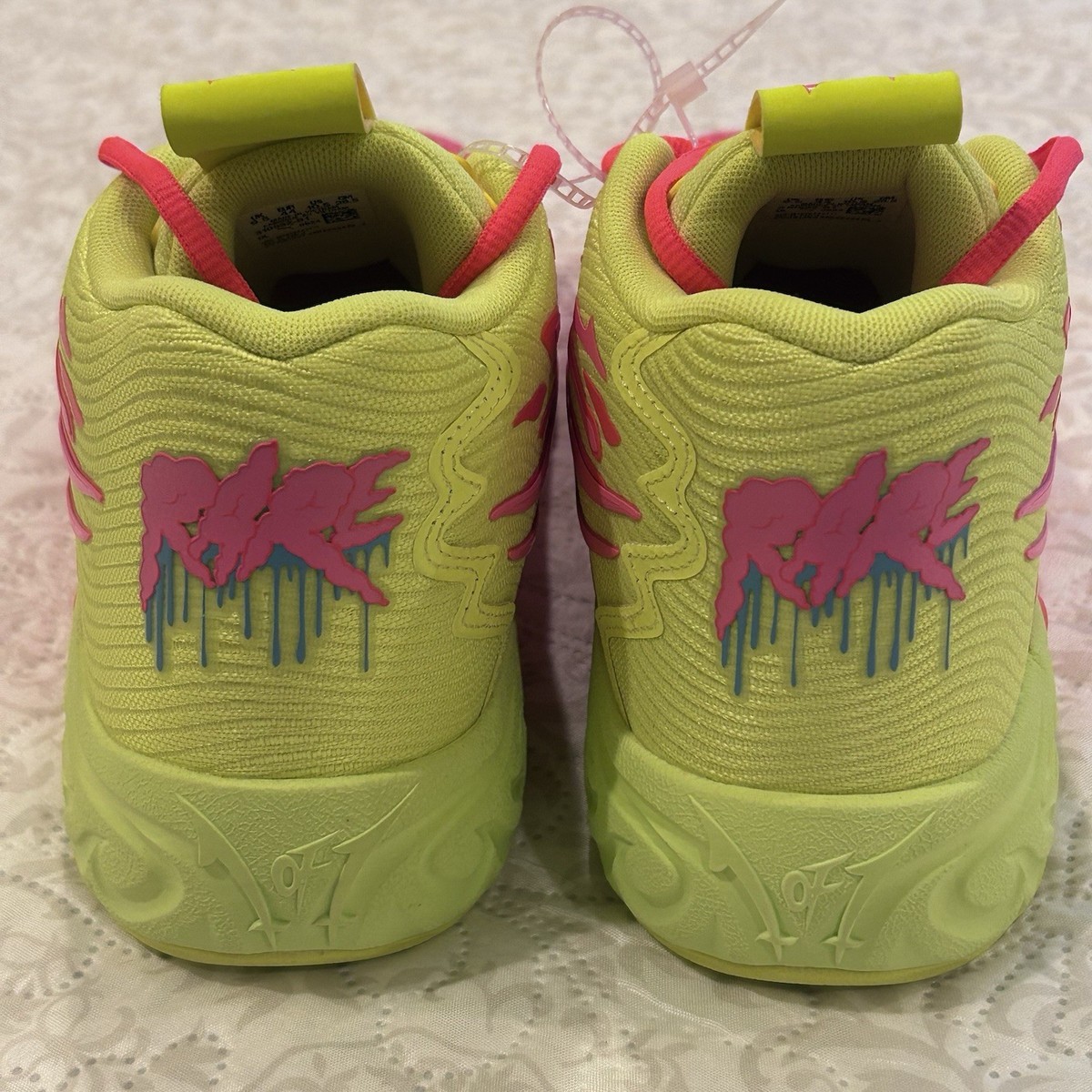Puma MB.04 1Love LaMelo Ball Men 10.5 Pink Yellow Basketball Shoes 310532-01 Puma MB.04  main image 3