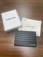 link-NEW Rimowa Aluminum Card Holder in BLACK