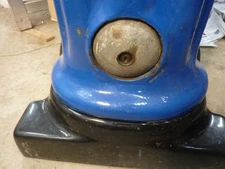 1920's Coin Operated Penny Scale Cash Box Door & Lock Key Caille Peerless Aristo