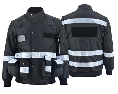 Safety Protec Herren 2-in-1 Sicherheitsweste Jacke - abnehmbare Ärmel, robust