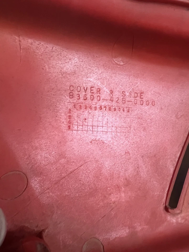 Capa lateral direita 1978-1979 XL250s - Imagem 3 de 3