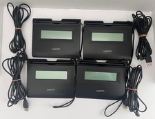 Wacom STU-300/ USB LCD Signature Tablet Pad with Stylus Pen  USB Cable set of 4