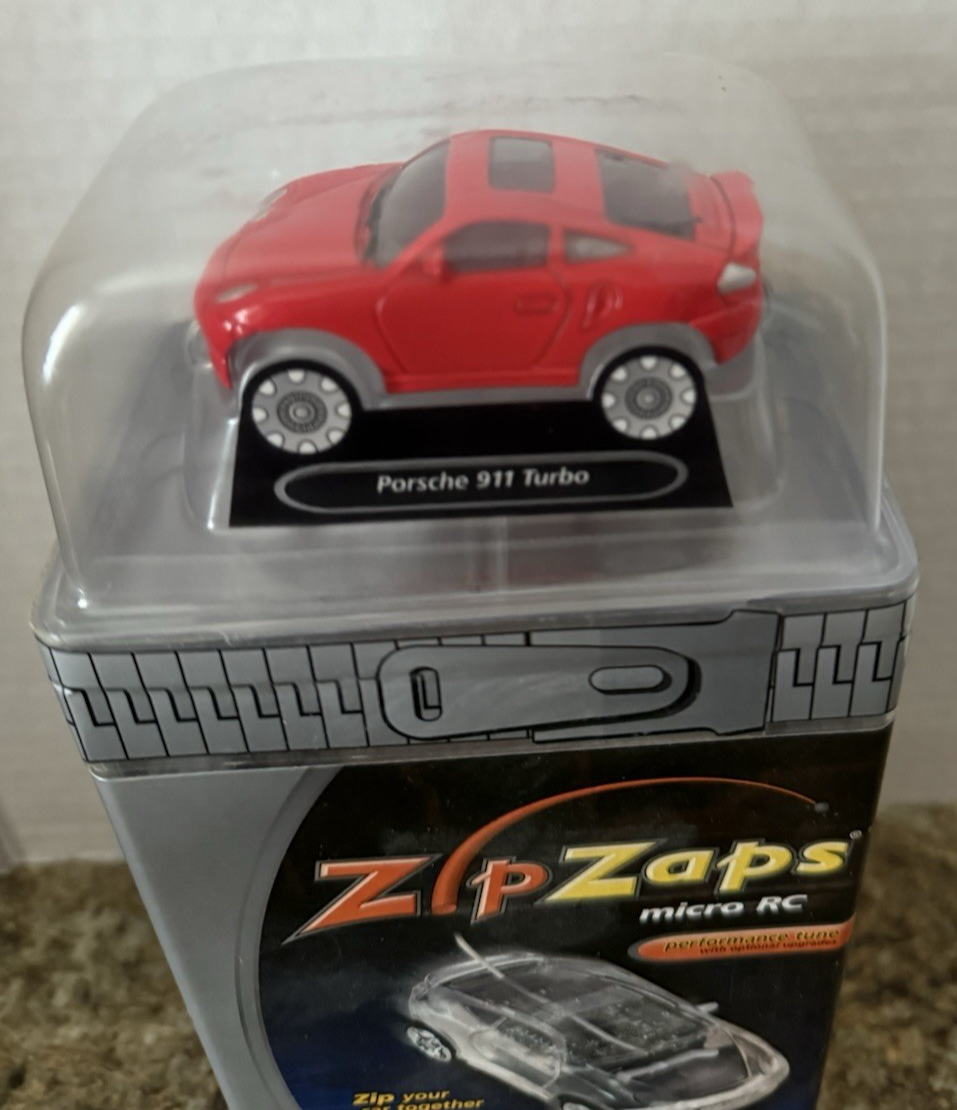 ホビーラジコン chopps Porsche 911 Turbo Red ZipZaps Micro RC Wireless Remote Controlled