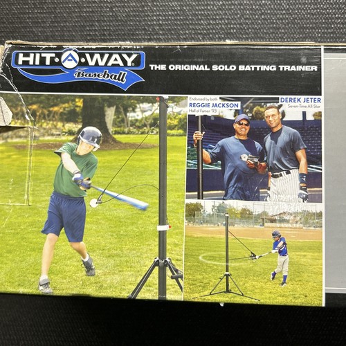 HIT A WAY HIT AWAY BASEBALL PRACTICE SET DEREK JETER REGGIE JACKSON SYSTEM NOB - Afbeelding 14 van 17