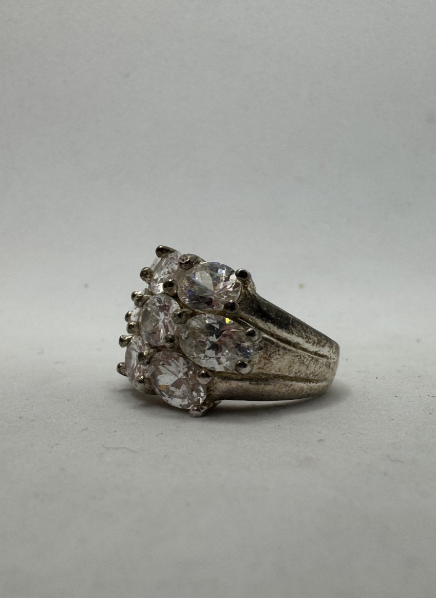 ::925 SILVER RING SOLID °SIZE 51° ELEGANT JEWELLE… - image 2