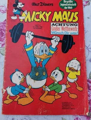 Mickey Mouse issue 17 from 23.04.1966 Walt Disney's MMK newspaper aubbubengeschichten