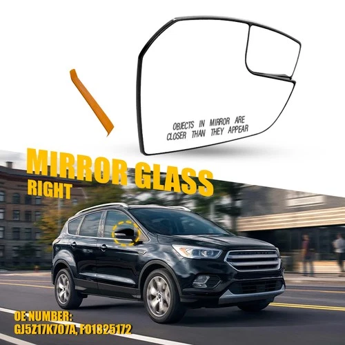 For 2018-2019 Ford Escape SEL Passenger Side Mirror Glass Non-Heated GJ5Z17K707A