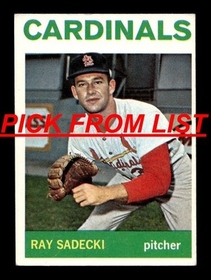 1964 Topps Baseball 14-441 VG-EX Pick From List All PICTURED pp4