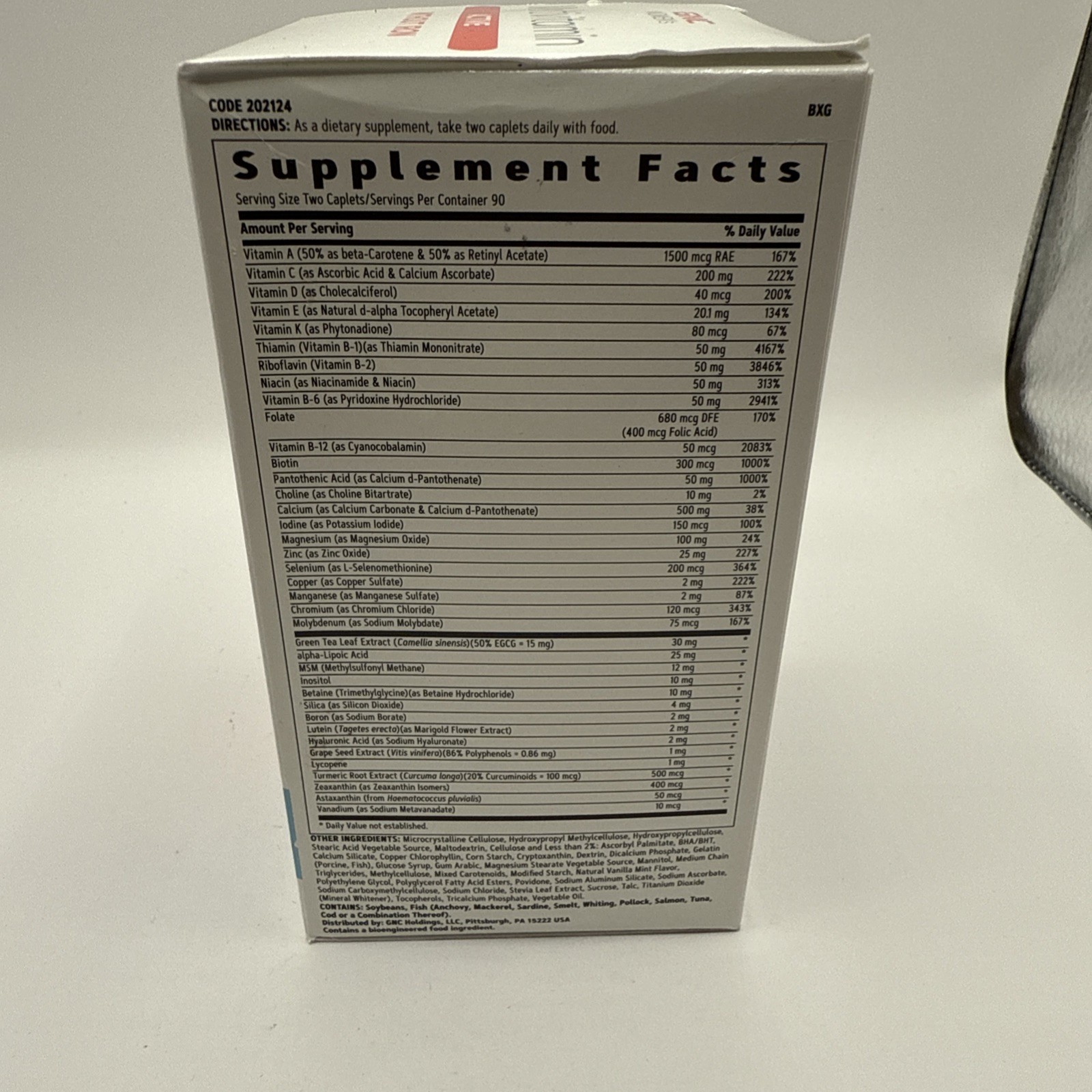 GNC Women's Multivitamin Active Without Iron - 180 Caplets