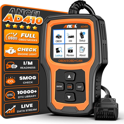 ANCEL AD410 Enhanced Auto OBD2 Diagnosegerät, OBDII/EOBD Diagnose Fehlerspeicher