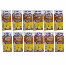 12 BOXES Country Time Lemonade On the Go Sugar Free (6 Packets each Box )