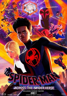 Spiderman Allein gegen alle Across The Spider-Verse Filmplakat Poster #198