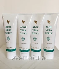 4 tubes of Forever Living Aloe Vera Gelly 4 fl.oz (118 ml) each