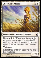 Magic the Gathering MTG Observant Alseid (24) Theros   LP