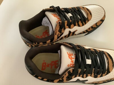 AUTHENTIC APE BAPE LEOPARD ROAD STA BAPESTA BAPE STA NEW US 8.5