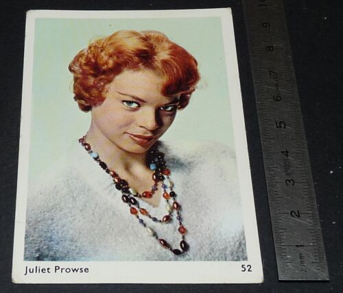 CARTE PHOTO 1963 JULIET PROWSE CINEMA FILM ACTEUR ACTRICE ARTISTE SOUTH AFRICA - Foto 1 di 1