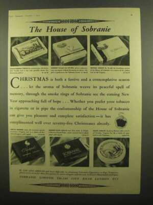 1955 Sobranie Cigarettes Ad - The House of Sobranie