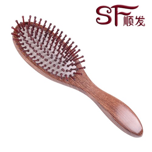 Sapotaceae Wood Massage Brush Air Cushion Massage Scalp Brush Gift Box Packaging - Picture 2 of 7